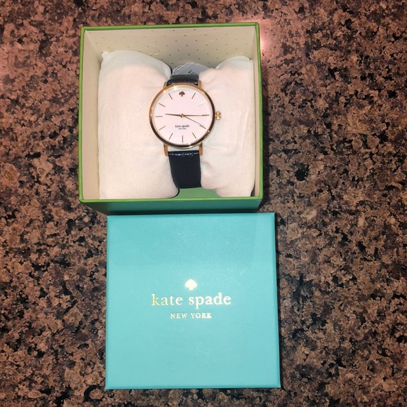 kate spade Accessories - New with box leather band kate spade watch.